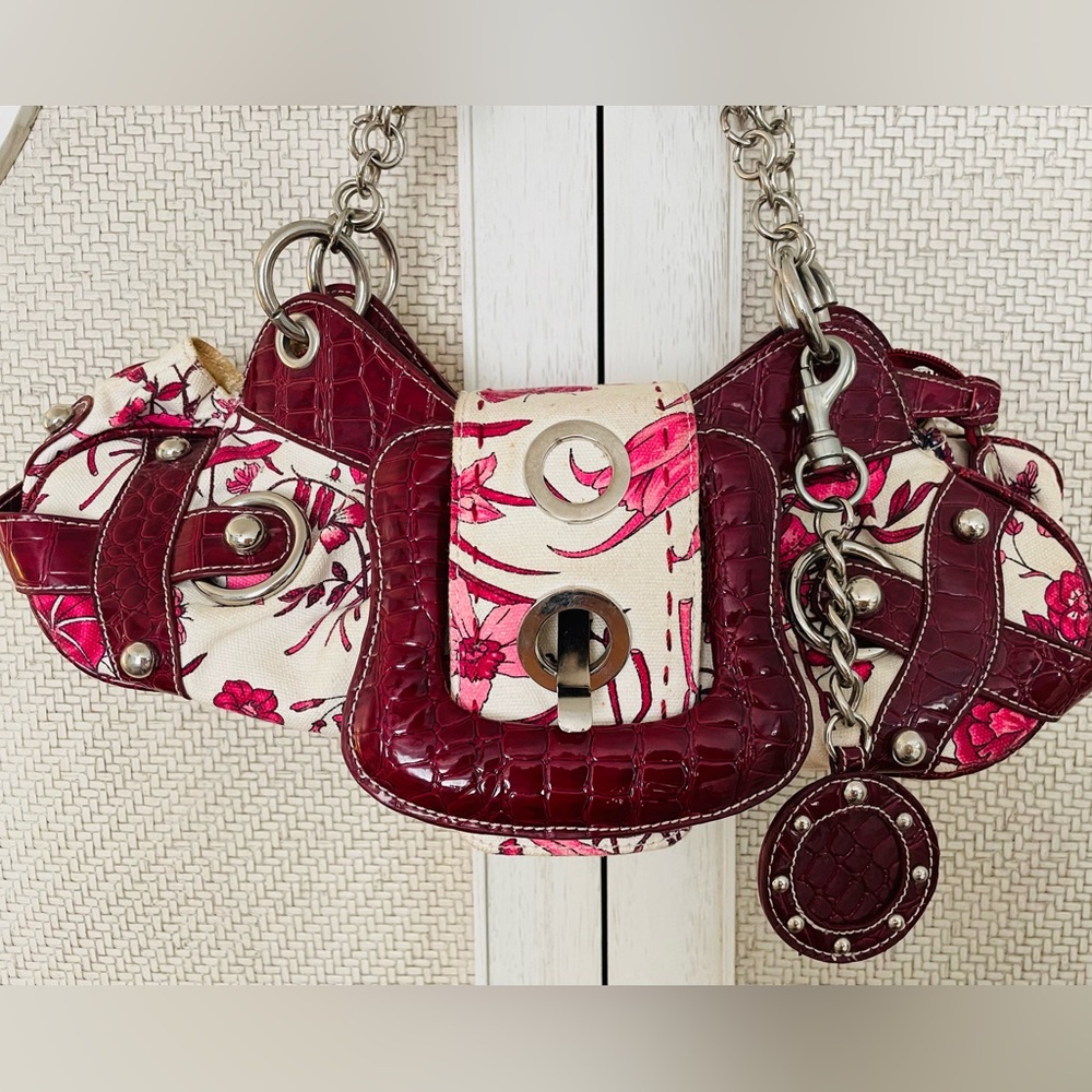 Floral Toile Purse